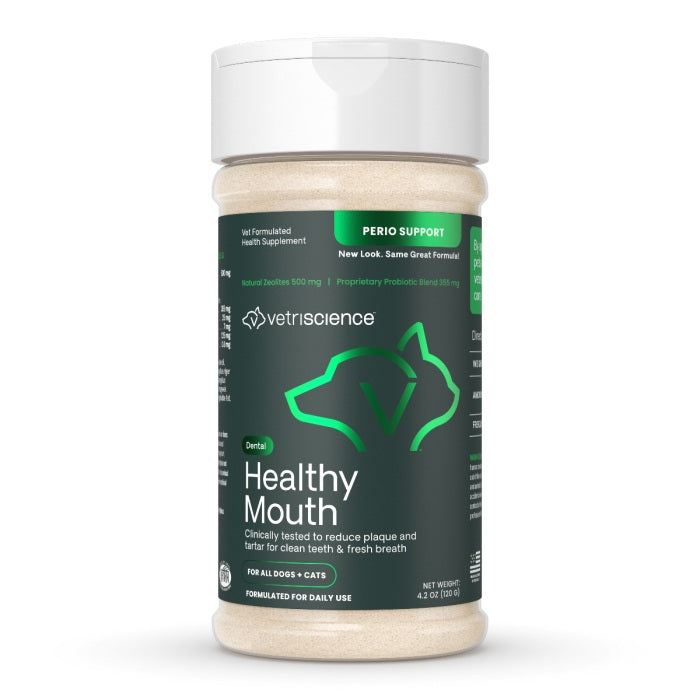 VetriScience® - Healthy Mouth 120g (previously Perio Support Dental Powder for Dogs & Cats)