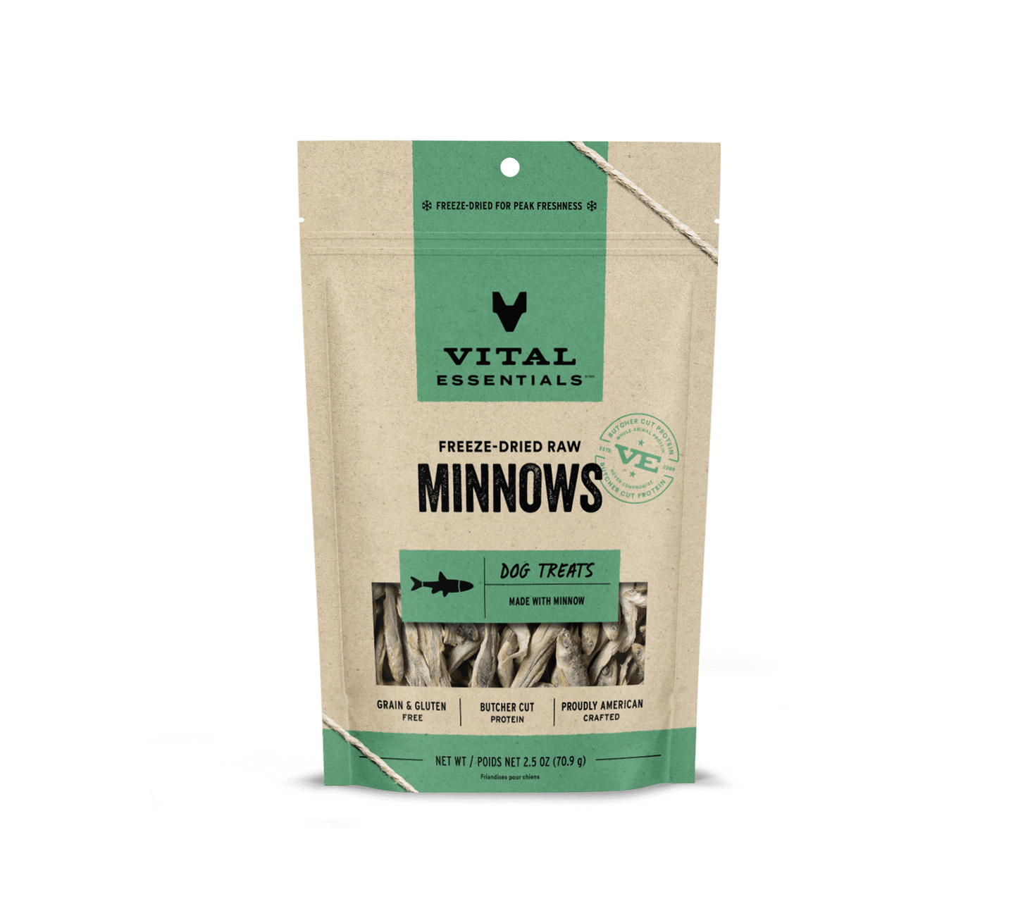 Vital Essentials® Freeze-Dried Minnows Dog Treats, 2.5 oz