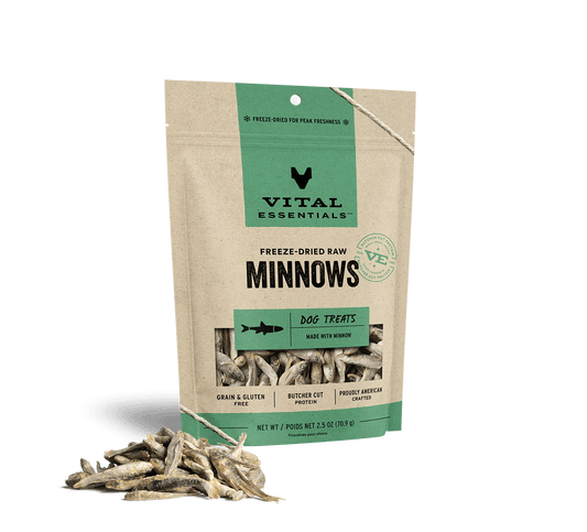 Vital Essentials® Freeze-Dried Minnows Dog Treats, 2.5 oz