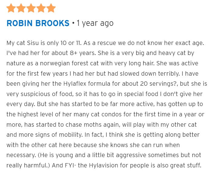 Hyalogic HyaFlex for Cats - Feline Hip and Joint Formula (30 ml)