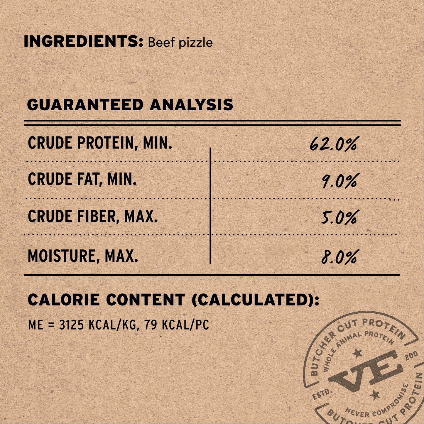 Vital Essentials® RAW BAR Freeze-Dried Raw Bully Stick Dog Treat, 0.5 oz