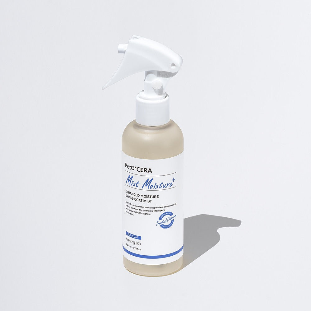 PetOCERA Mist Sensitive 200ml – gentle, fragrance-free coat-conditioning mist for sensitive pets.