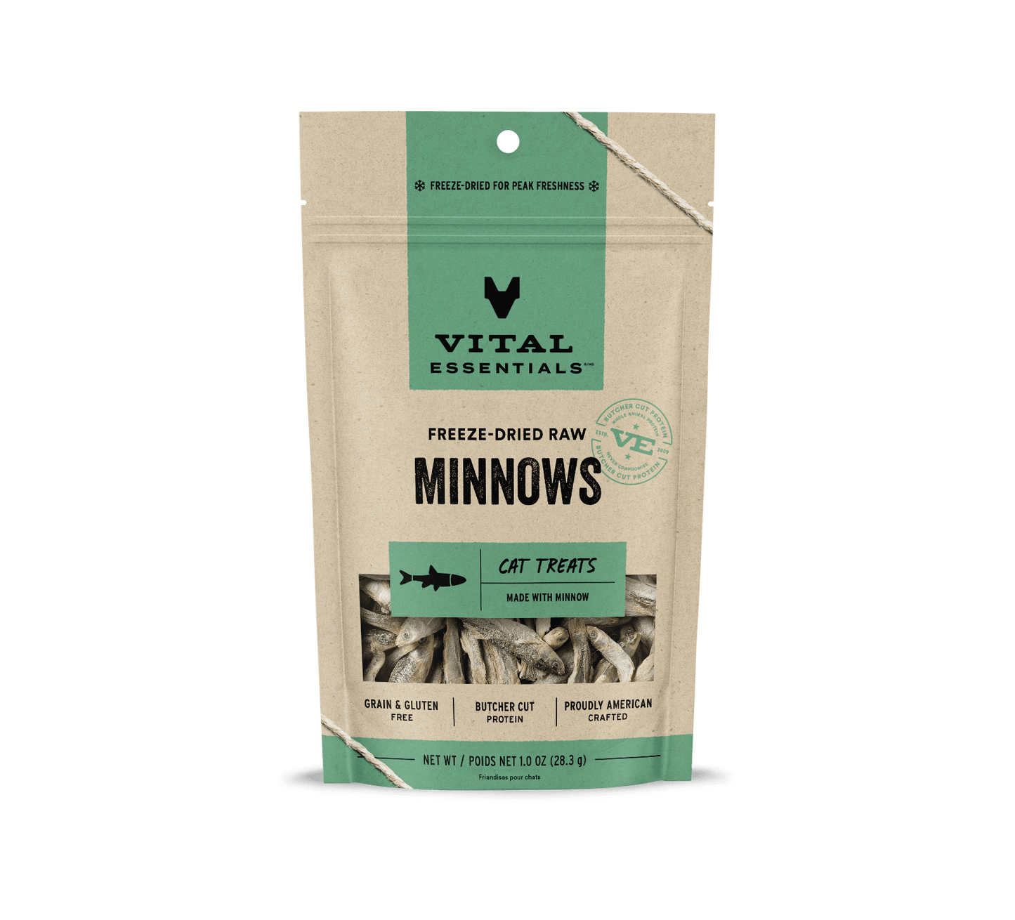 Vital Essentials® Freeze-Dried Raw Minnows Cat Treats, 1.0 oz