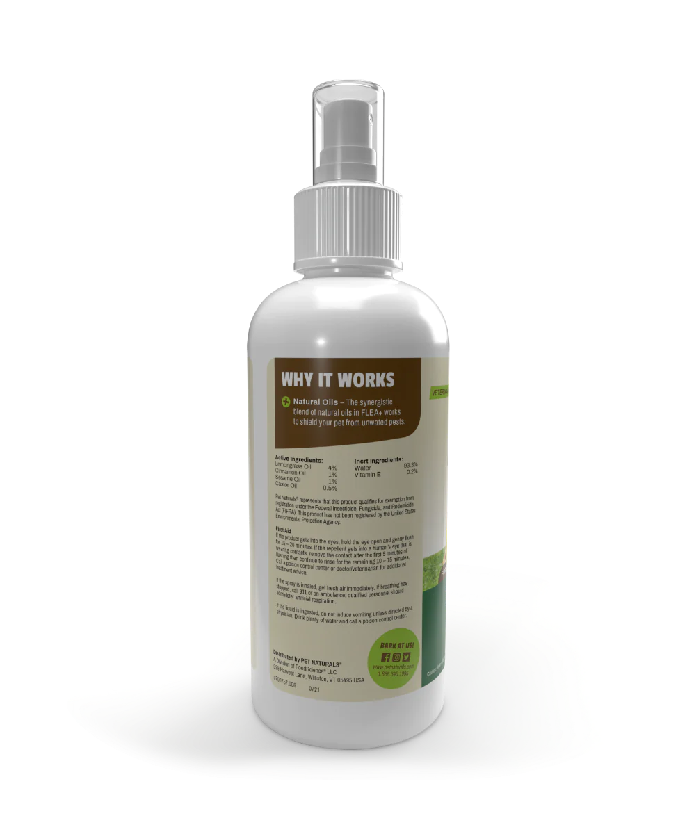 Pet Naturals - Flea+ Spray (8 oz / 236ml)