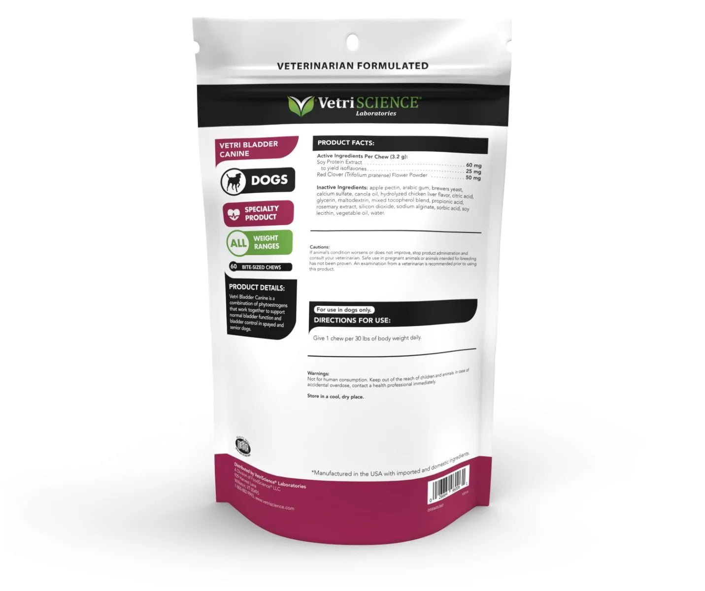 Vetriscience - Vetri Bladder Supplement for Dogs (60 chews)