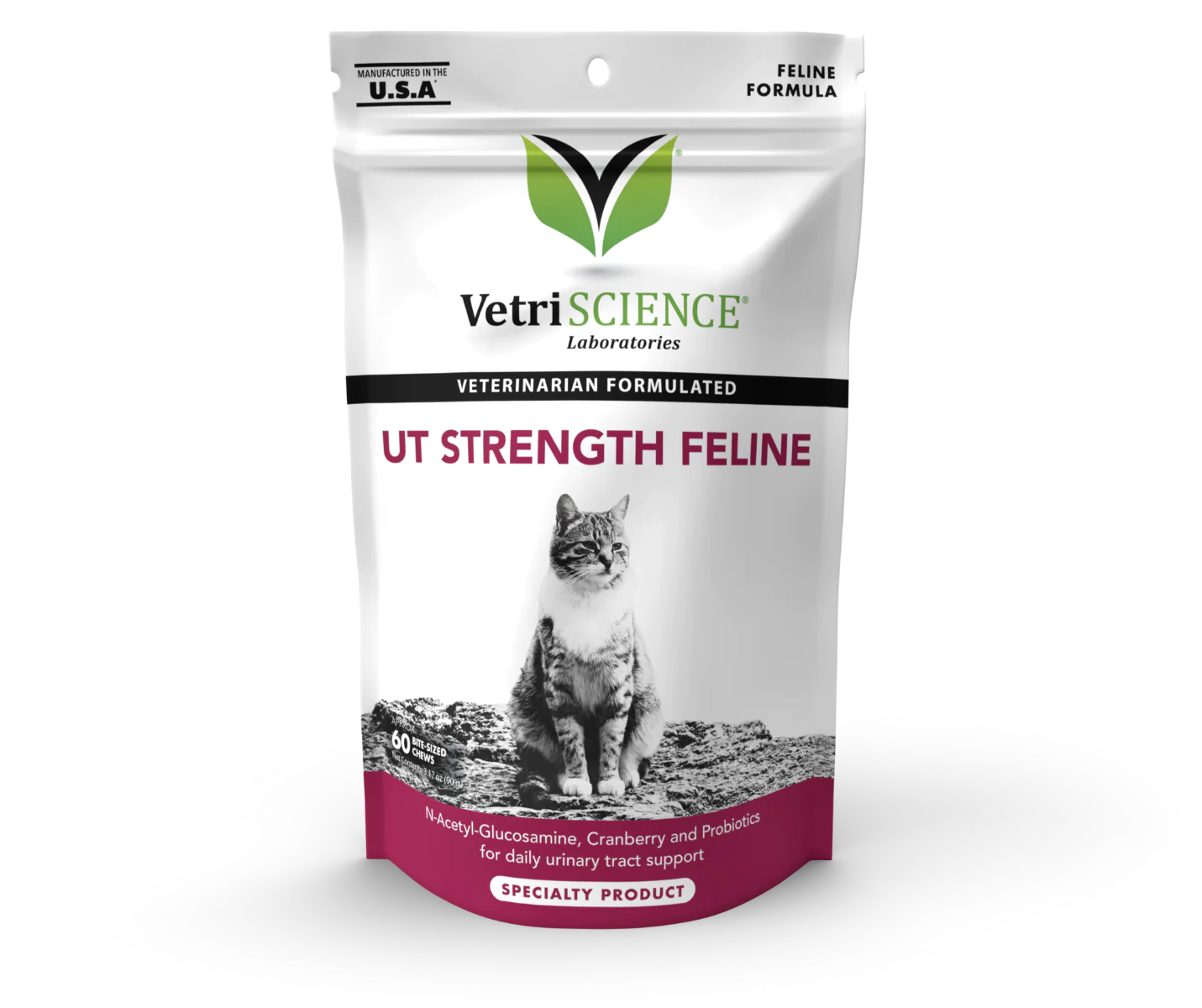 Vetriscience - UT Strength Feline Urinary Tract Supplement for Cats (60 chews)
