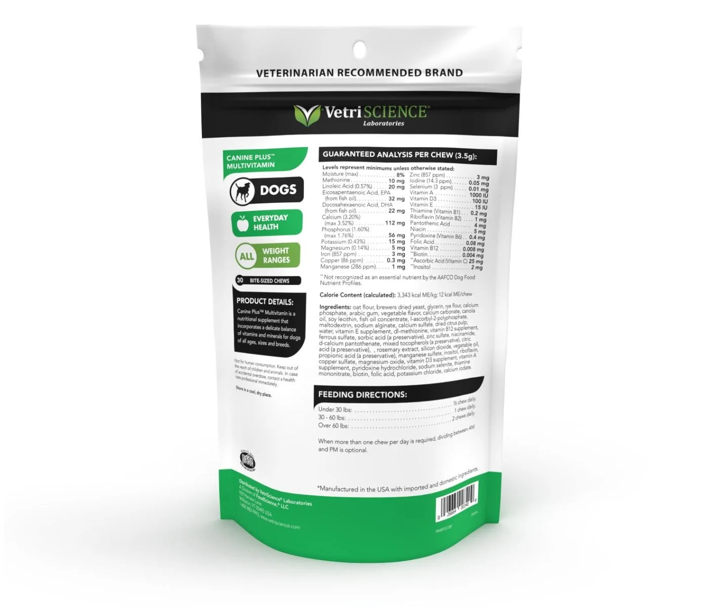 VetriScience® - Canine Plus™ Multivitamin (30 chews)