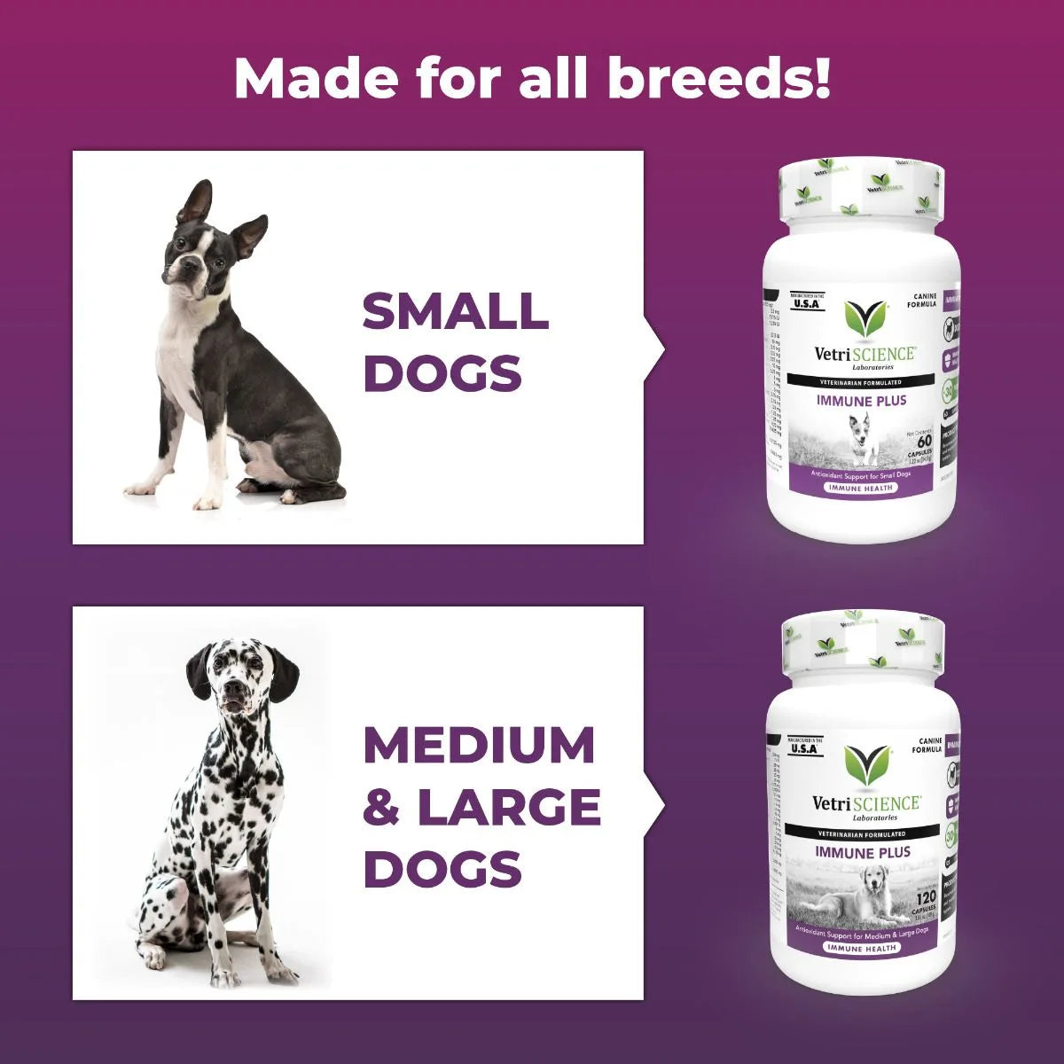 VetriScience® - Cell Advance™ 880/ Immune Plus - Immunity Support for Dogs (120 capsules)