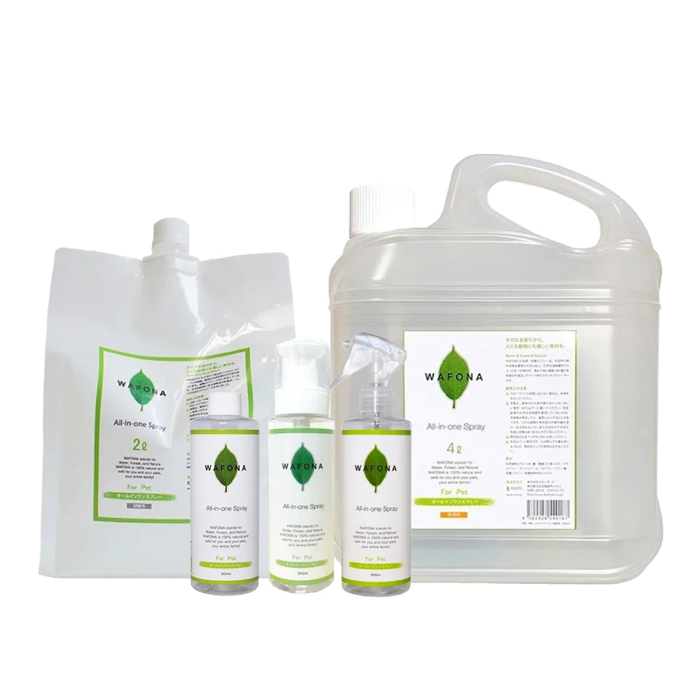 Wafona All-in-One Spray - cleans, moisturizes and sterilize with the power of 108 types of natural plant extracts and pure ionized water
