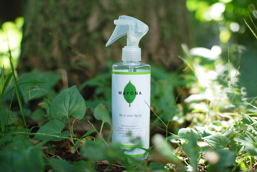 Wafona All-in-One Spray - cleans, moisturizes and sterilize with the power of 108 types of natural plant extracts and pure ionized water