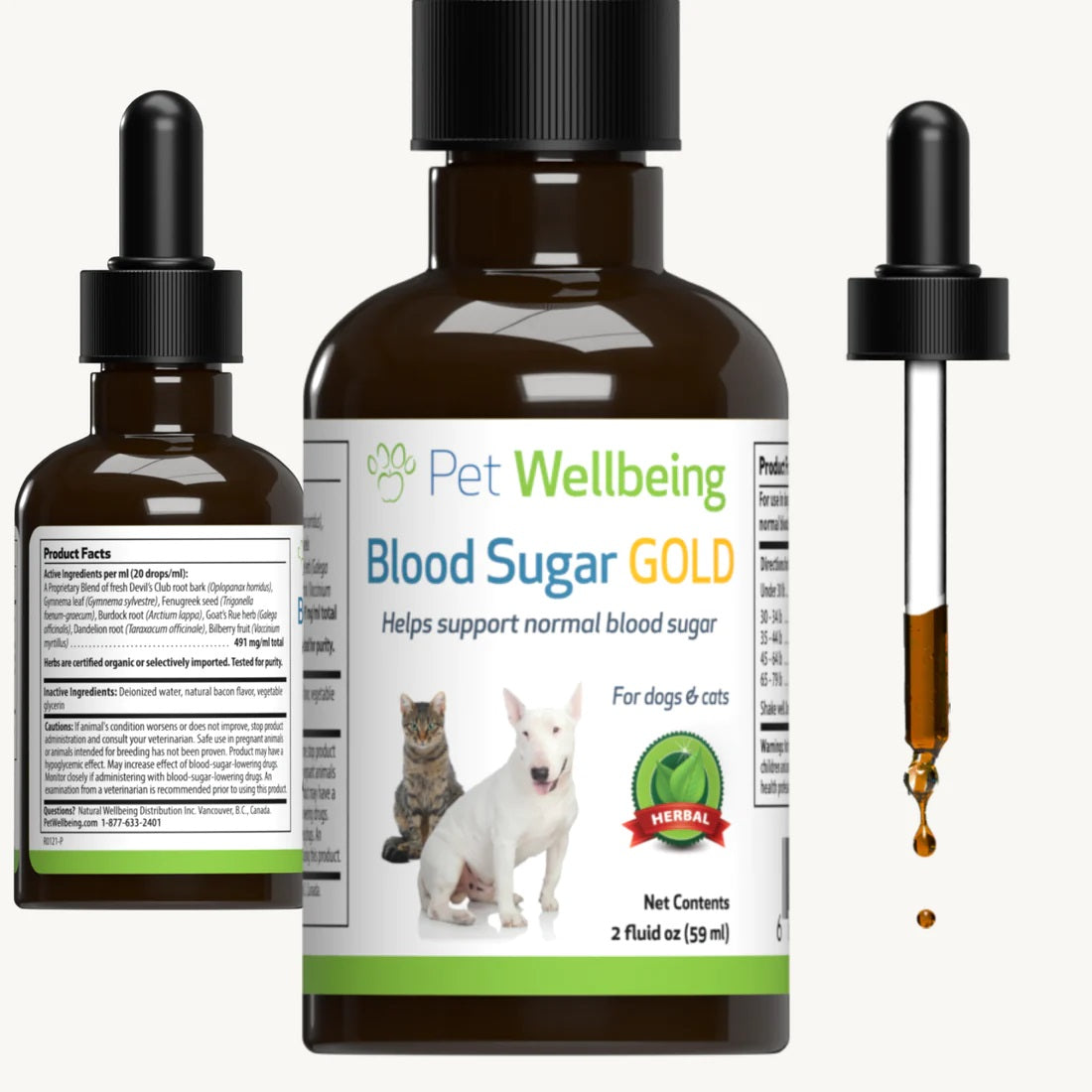 Pet Wellbeing - Blood Sugar Gold - for Dog Blood Sugar Support