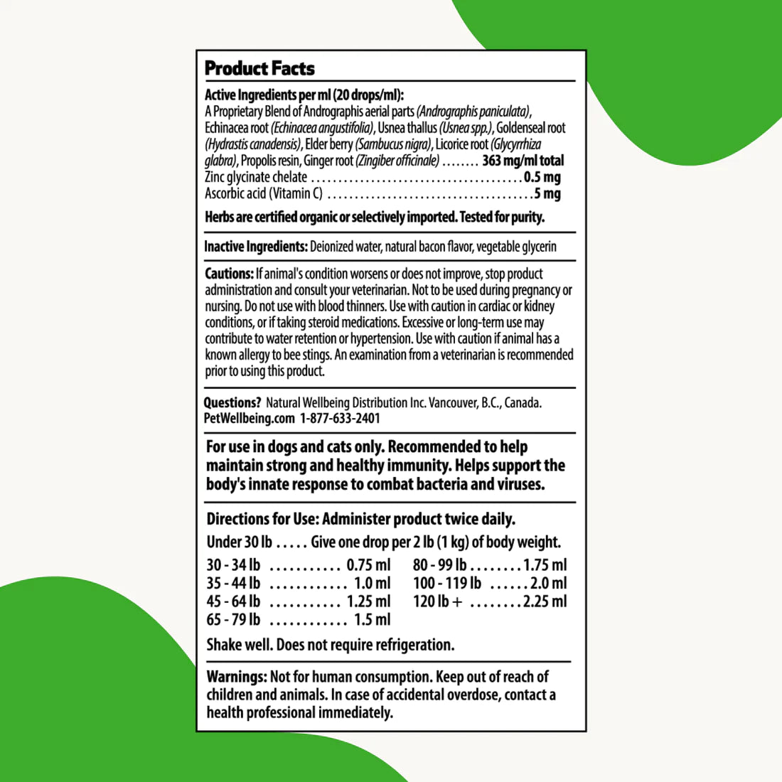 Pet Wellbeing - Immune SURE - for Feline & Canine Immune System Support