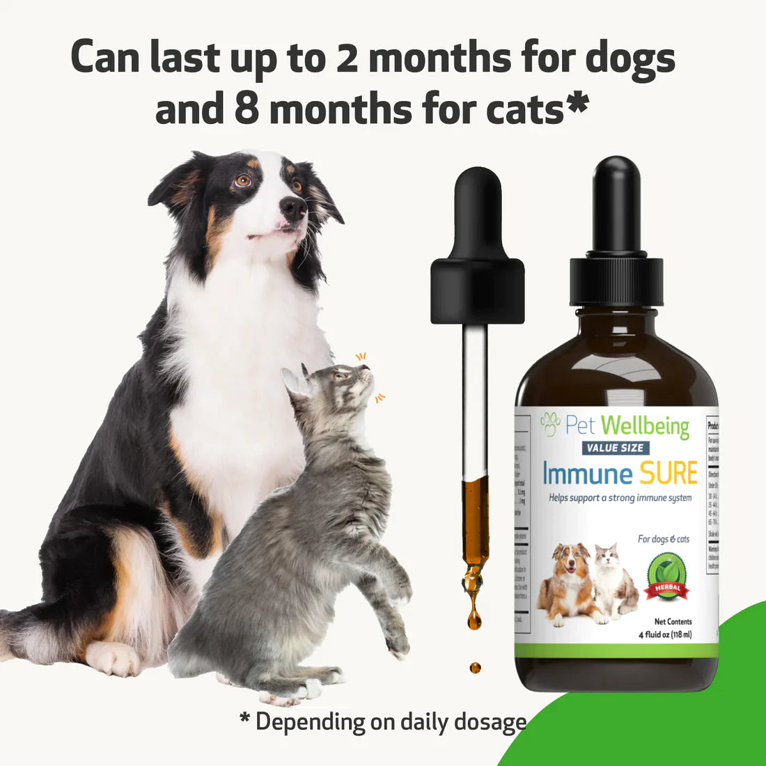 Pet Wellbeing - Immune SURE - for Feline & Canine Immune System Support
