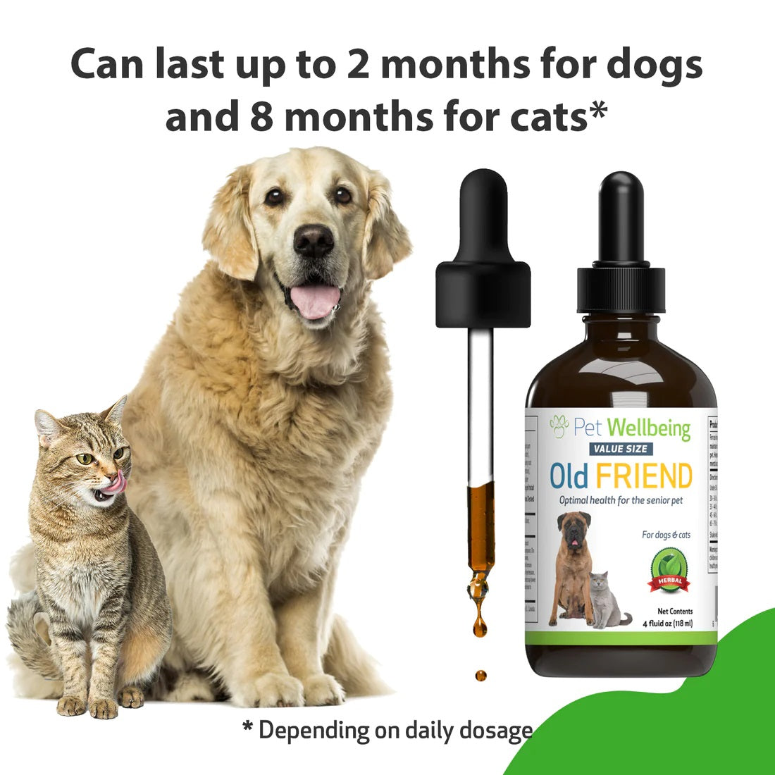Pet Wellbeing - Old Friend - for Senior Dogs