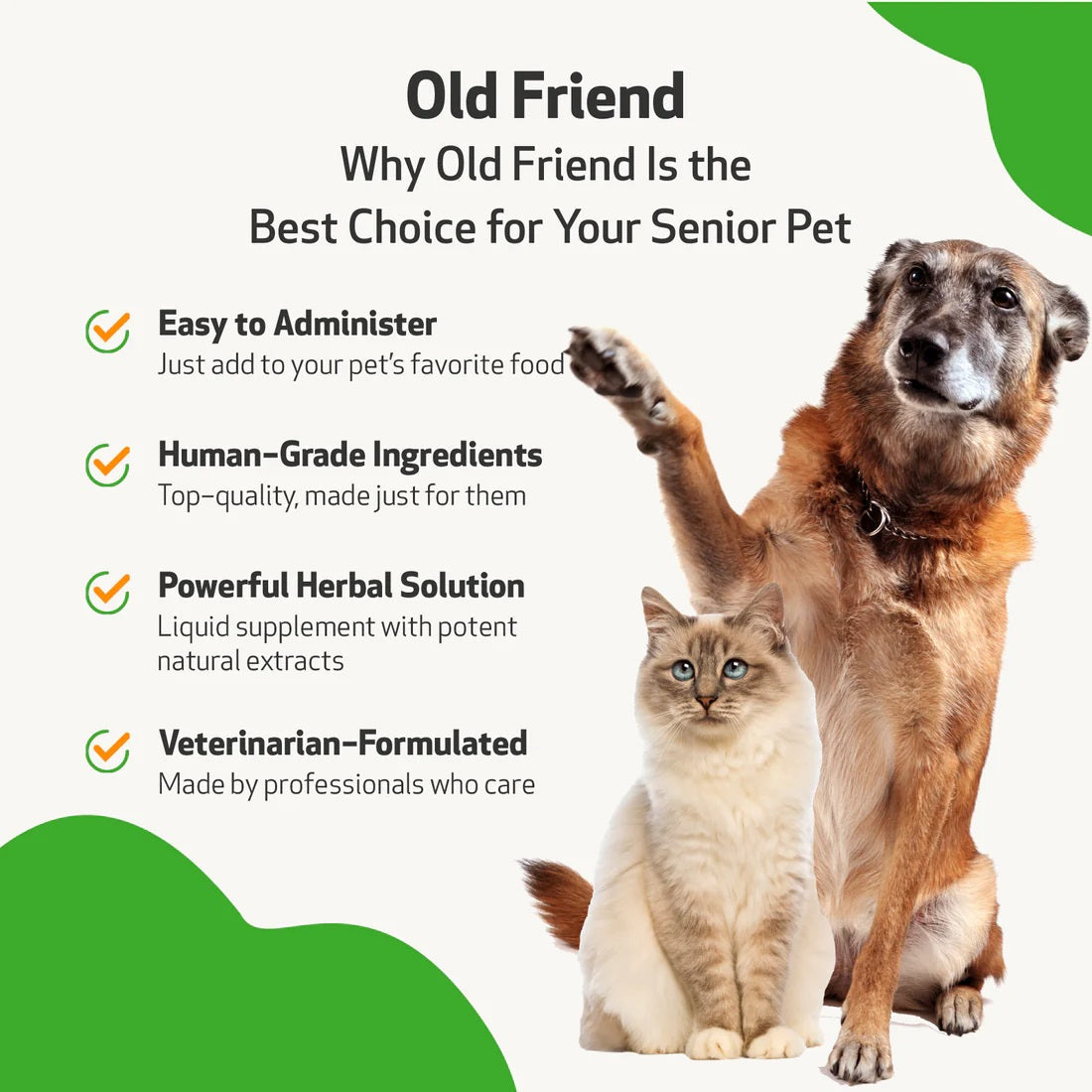 Pet Wellbeing - Old Friend - for Senior Dogs