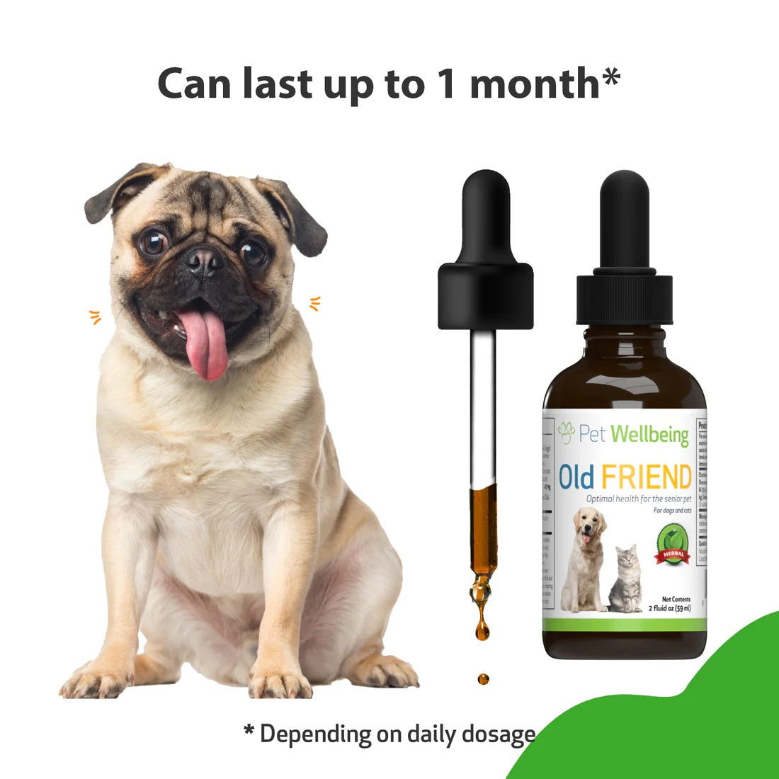 Pet Wellbeing - Old Friend - for Senior Dogs