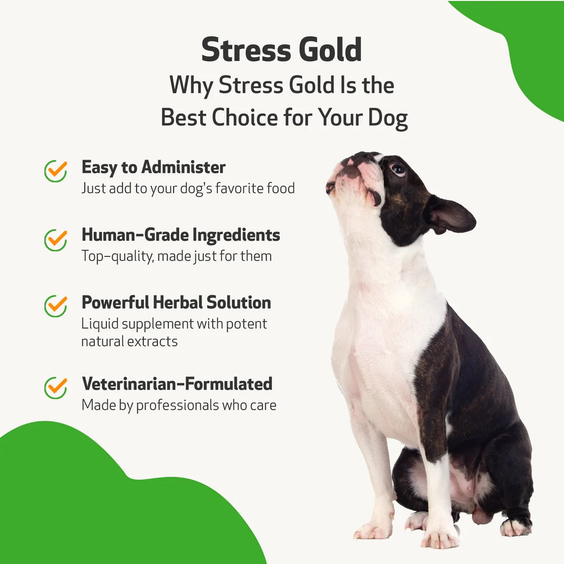 Pet Wellbeing - Stress Gold - for High Stress Situations in Cats & Dogs (2 oz / 59ml)