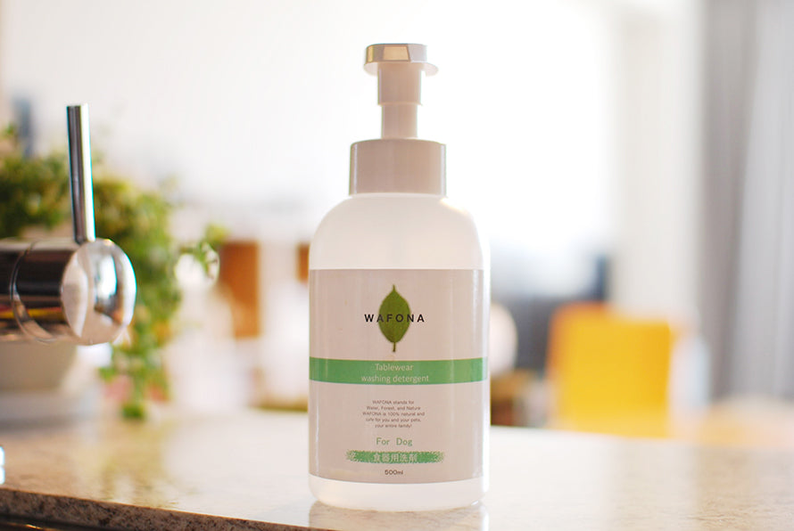 Wafona Tableware Washing Detergent - 500ml  Removes biofilm from pet's feeding bowls