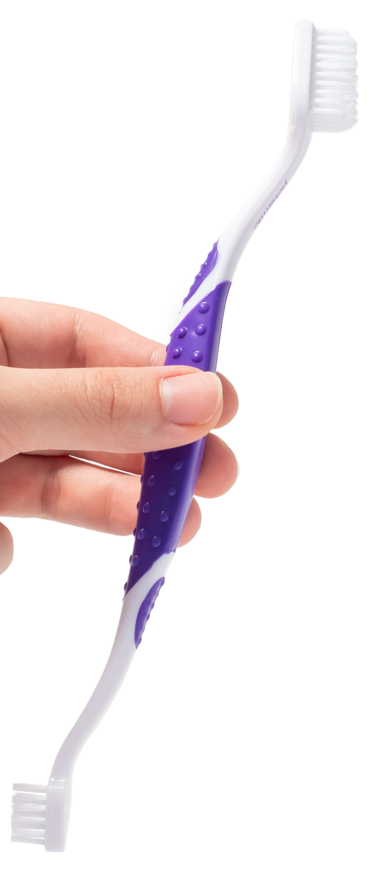 Petsmile Professional Pet Toothbrush - Patented 45° Dual-Ended Brush Head