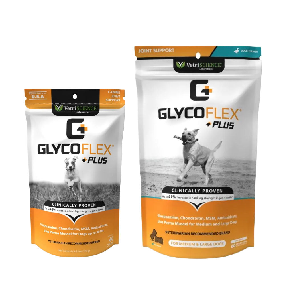 VetriScience® - GlycoFlex® Plus Hip & Joint Supplement for Dogs (60 chews)