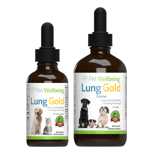 Pet Wellbeing - Lung Gold - for Cat & Dog Respiratory Stability