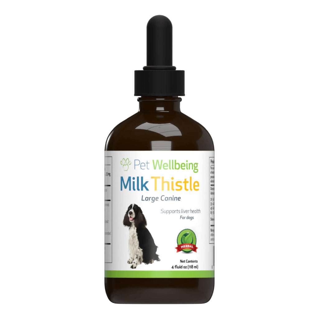 Pet Wellbeing - Milk Thistle - for Healthy Liver Function in Cats & Dogs