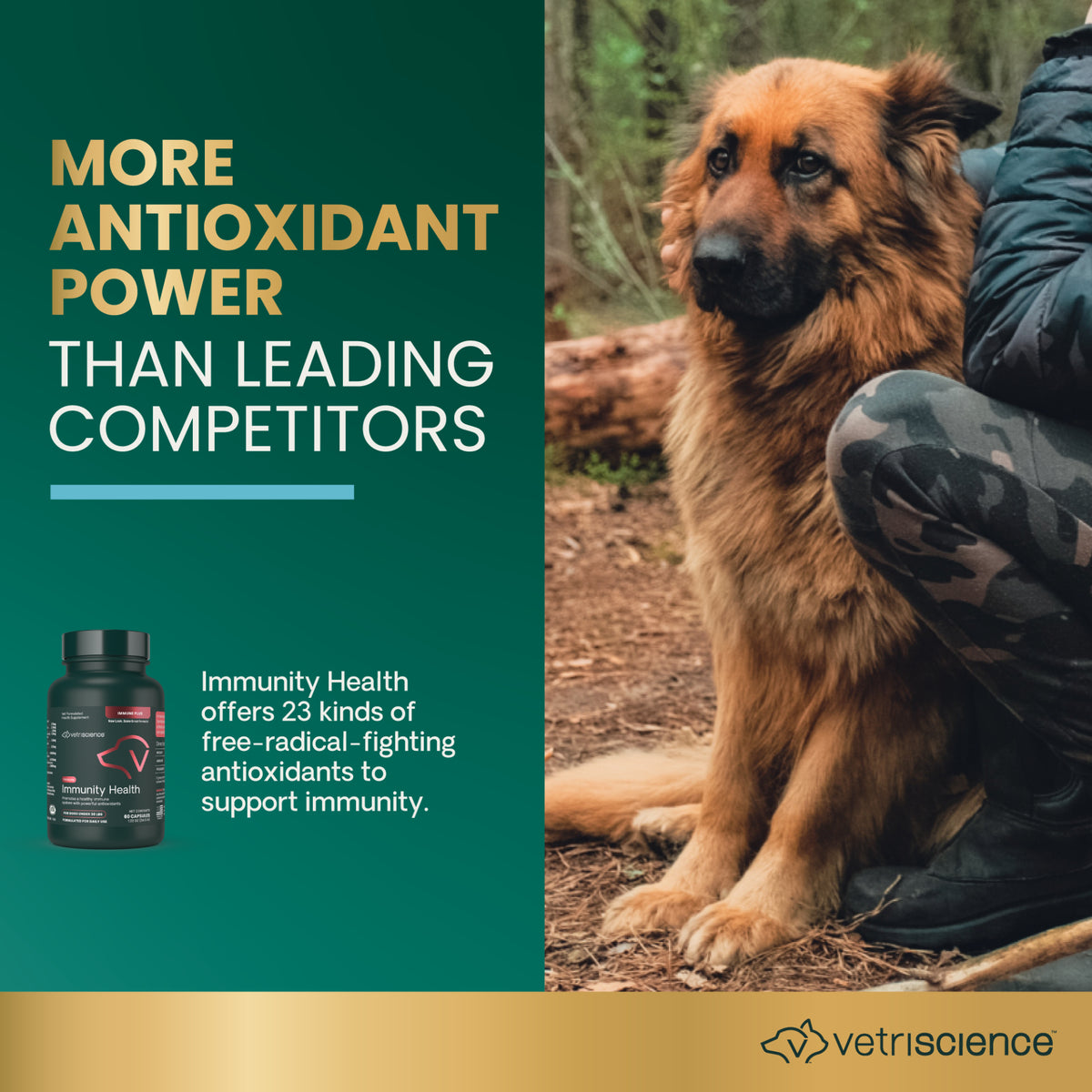 VetriScience® Immunity Health for Small Dogs (60 capsules)