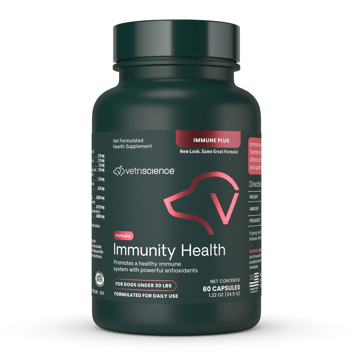 VetriScience® Immunity Health for Small Dogs (60 capsules)