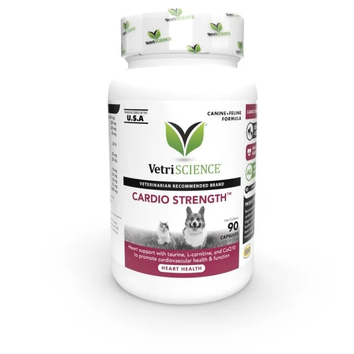 VetriScience® - Cardio Strength™ Heart Supplement for Dogs & Cats (90 capsules)