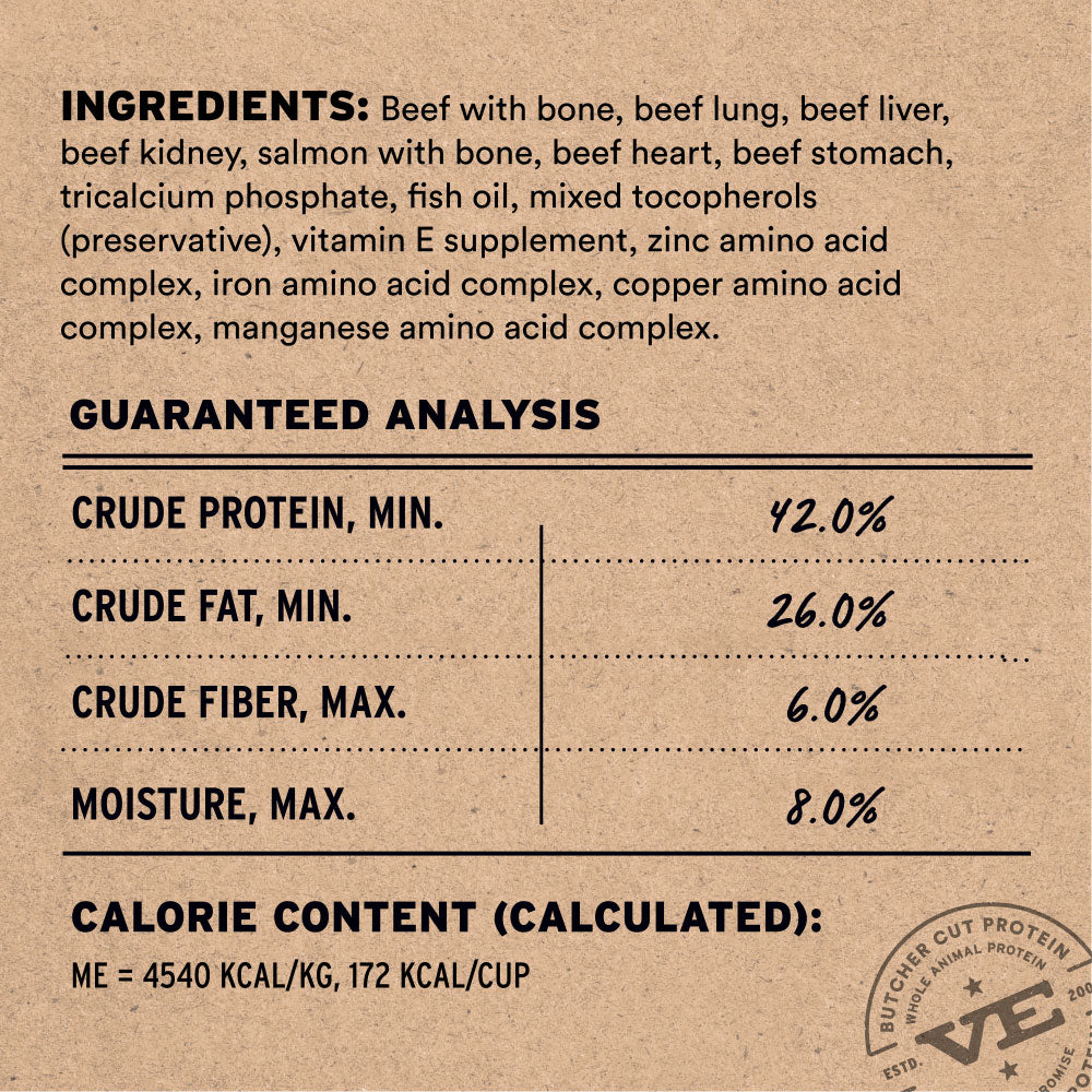 Vital Essentials® Freeze-Dried Raw Beef & Salmon Entree & Mixer Dog Food Soft Nibs, 14 oz
