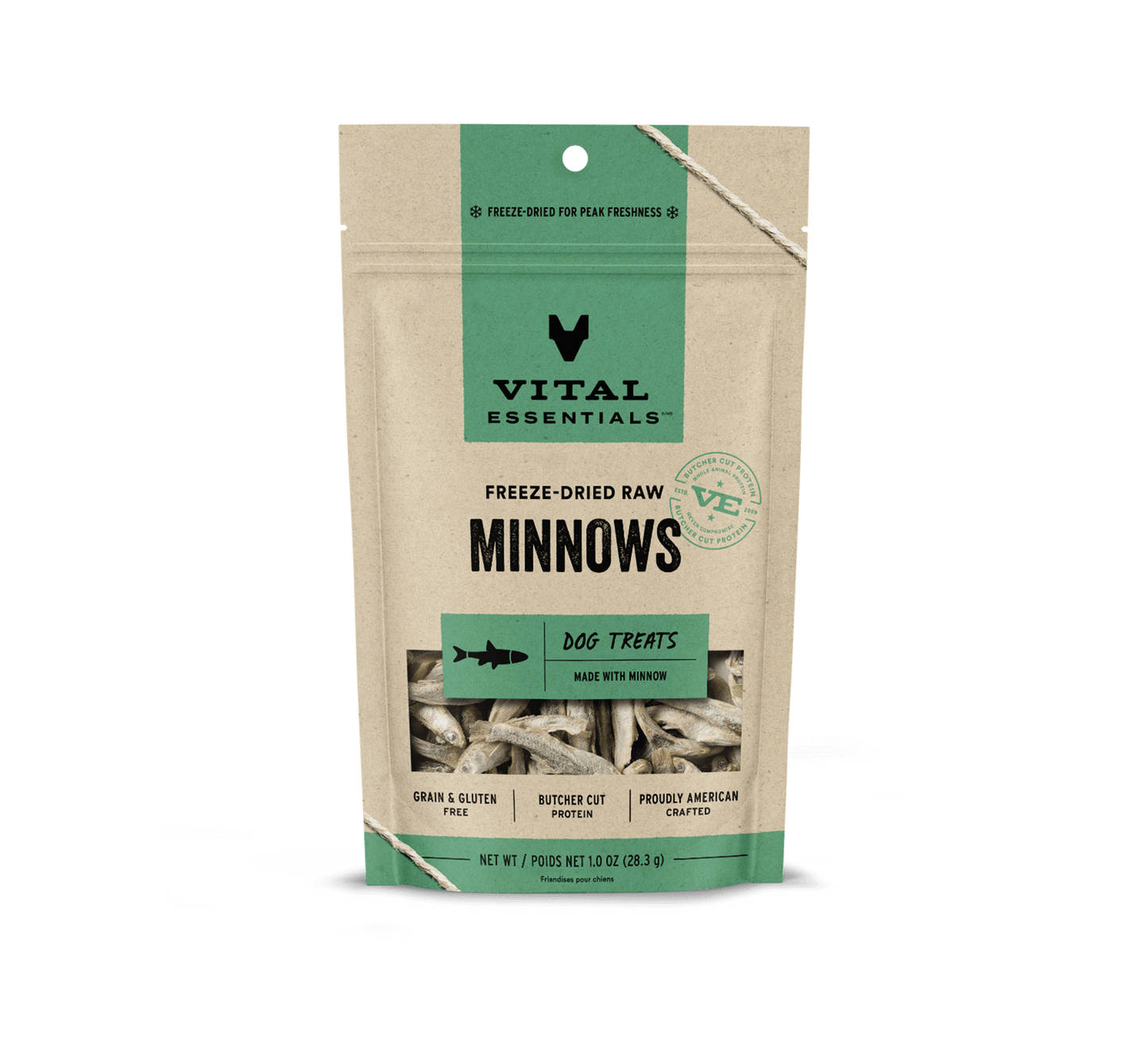 Vital Essentials® Freeze-Dried Minnows Dog Treats, 1 oz