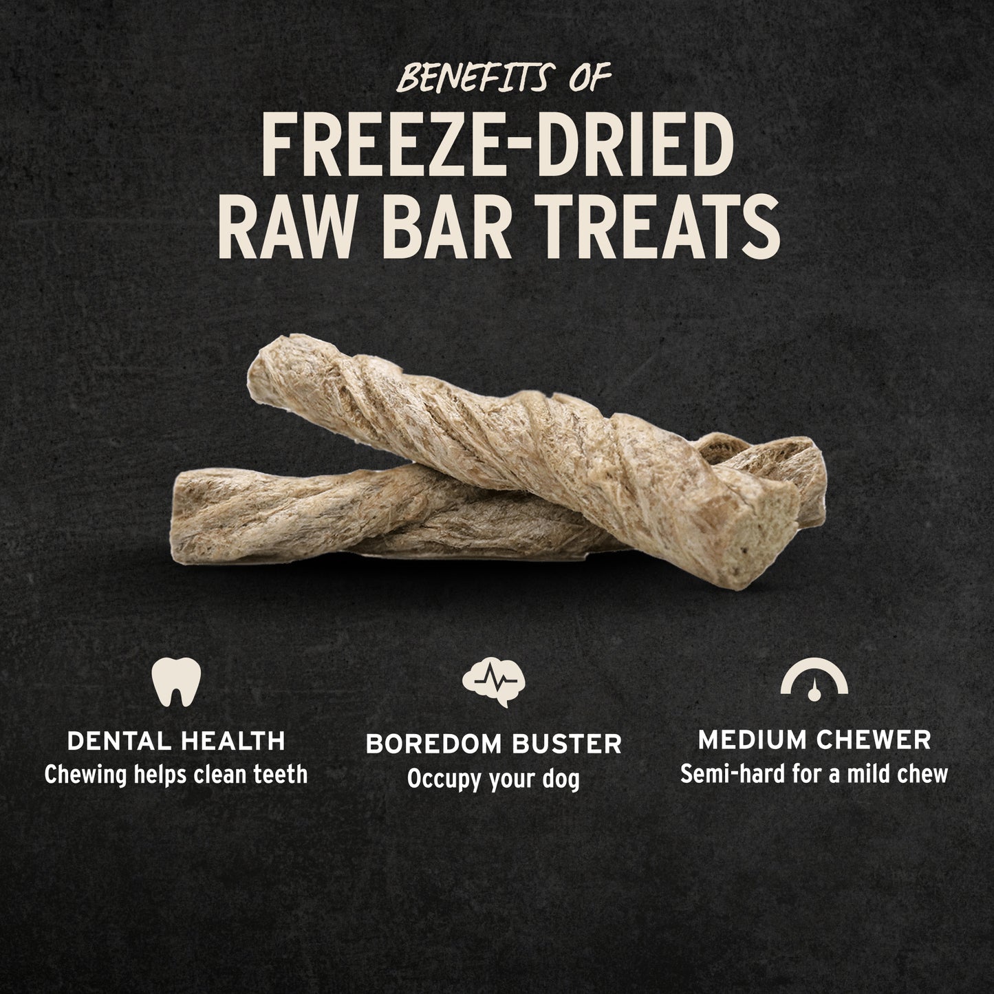 Vital Essentials® RAW BAR Freeze-Dried Raw Moo Stick Dog Treat, 0.5 oz