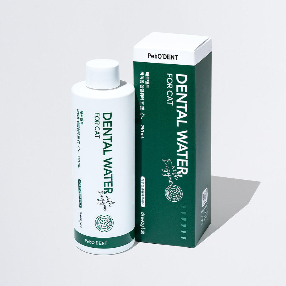 PetO'DENT Biome Dental Water for Cats 250ml - Biome-based oral water additive for cats only