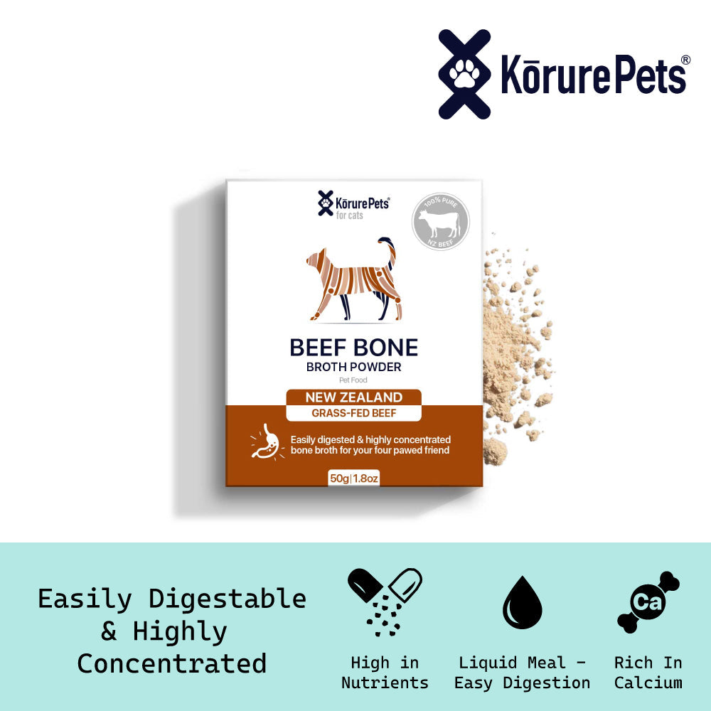 Kōrure Pets Cat Beef Bone Broth - 50g Powder