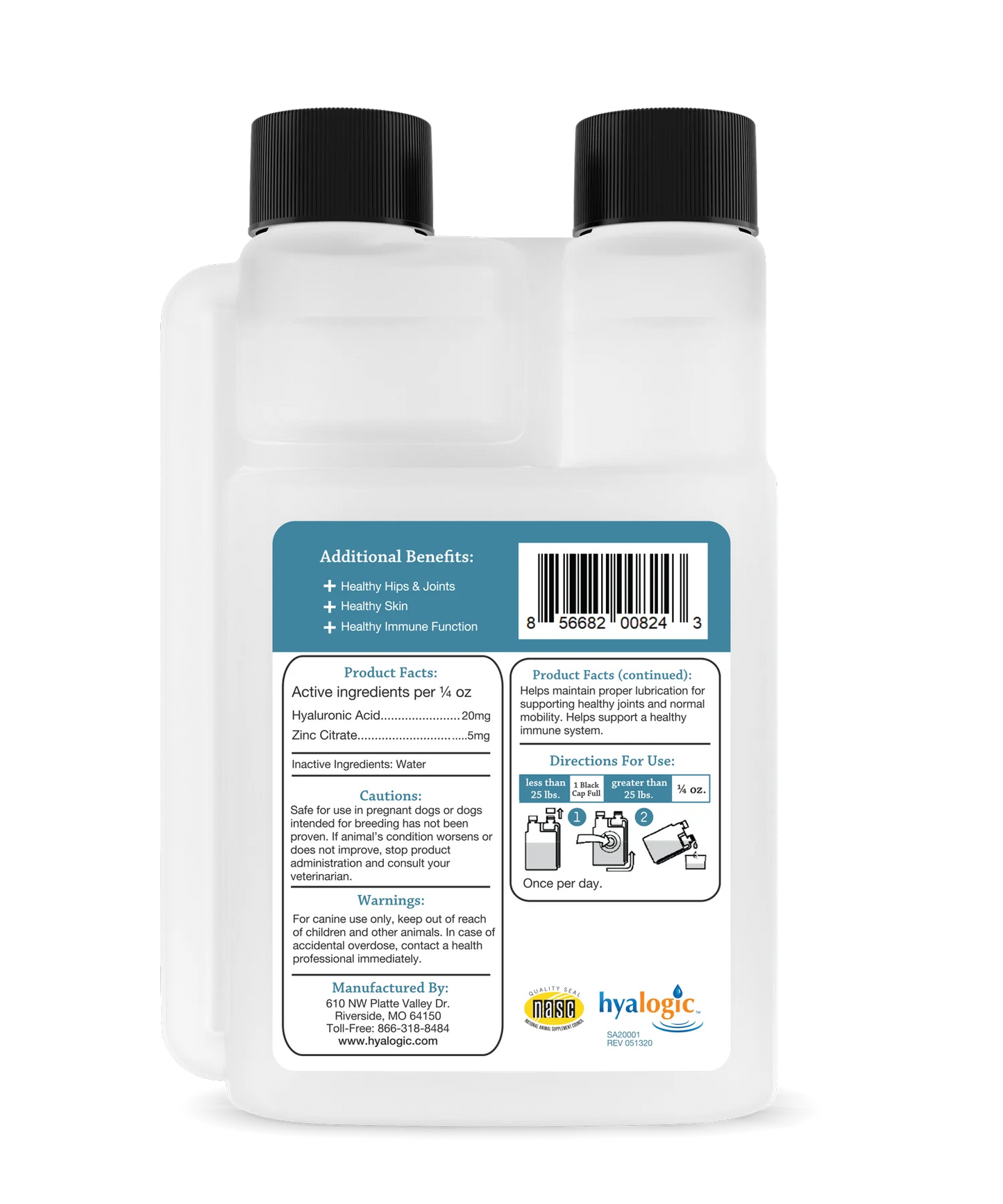Hyalogic HyaFlex Pro Pure - Canine Joint & Immune Liquid (240 ml)