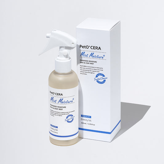 PetOCERA Mist Sensitive 200ml – gentle, fragrance-free coat-conditioning mist for sensitive pets.