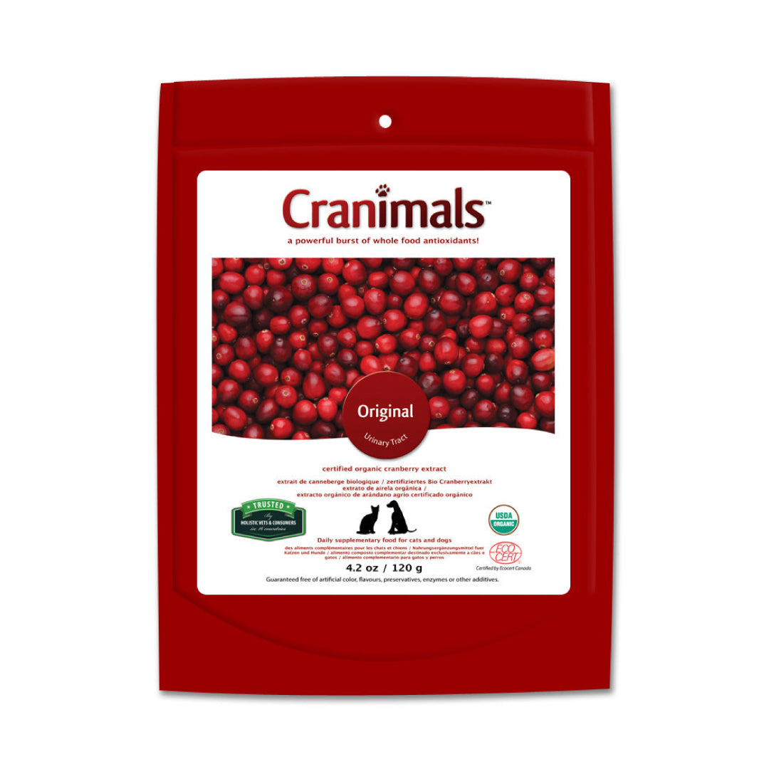 Cranimals Original - Urinary Tract Pet Supplement 120g /4.2oz bag