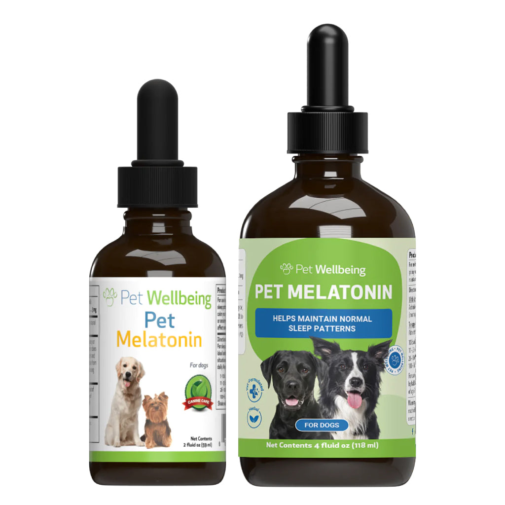 Pet Wellbeing - Pet Melatonin for Cats & Dogs - Support for dog Cushing's disease or anxiety