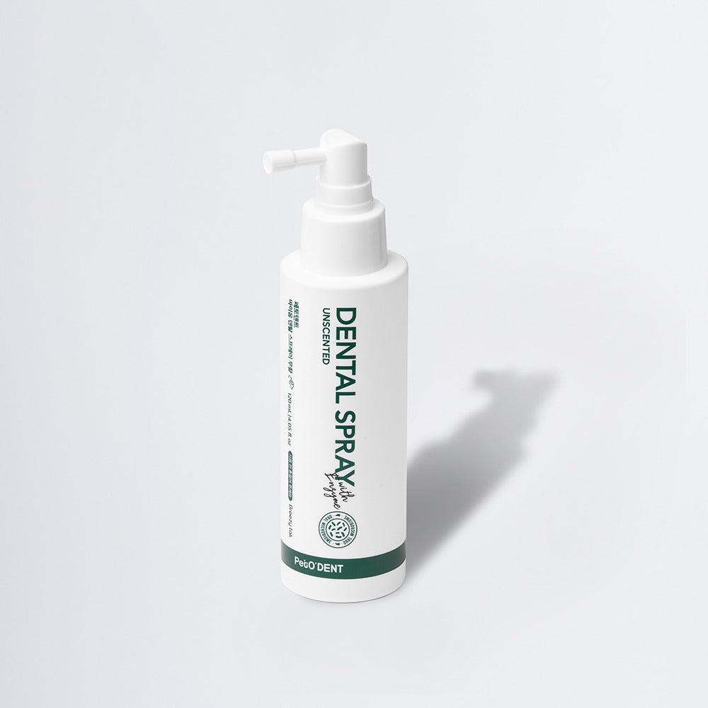 PetO'DENT Biome Dental Spray (Unscented) 120ml | Oral Care Spray for Dogs & Cats | With Probiotics & Enzymes