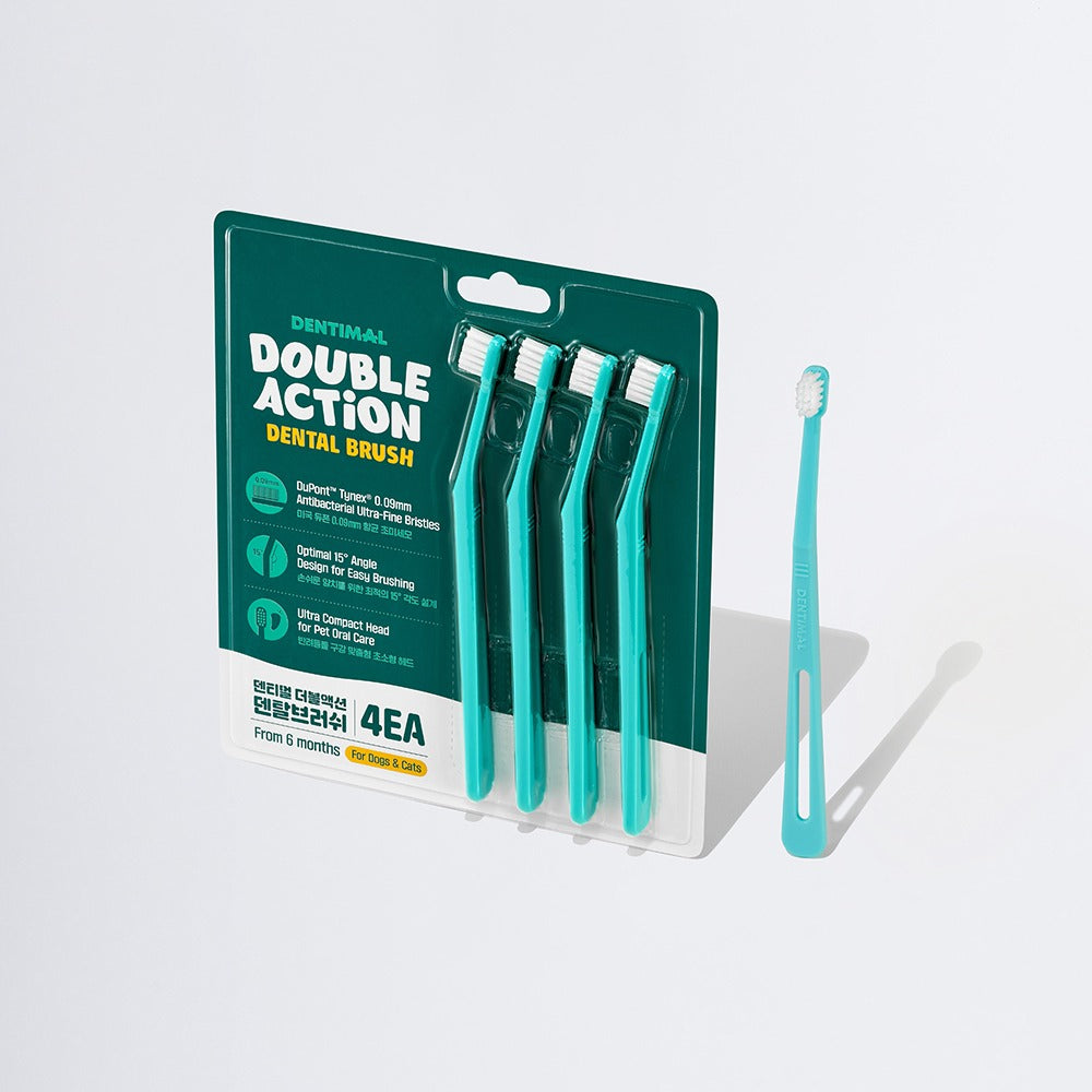 Dentimal Double Action Dental Brush 4 pack