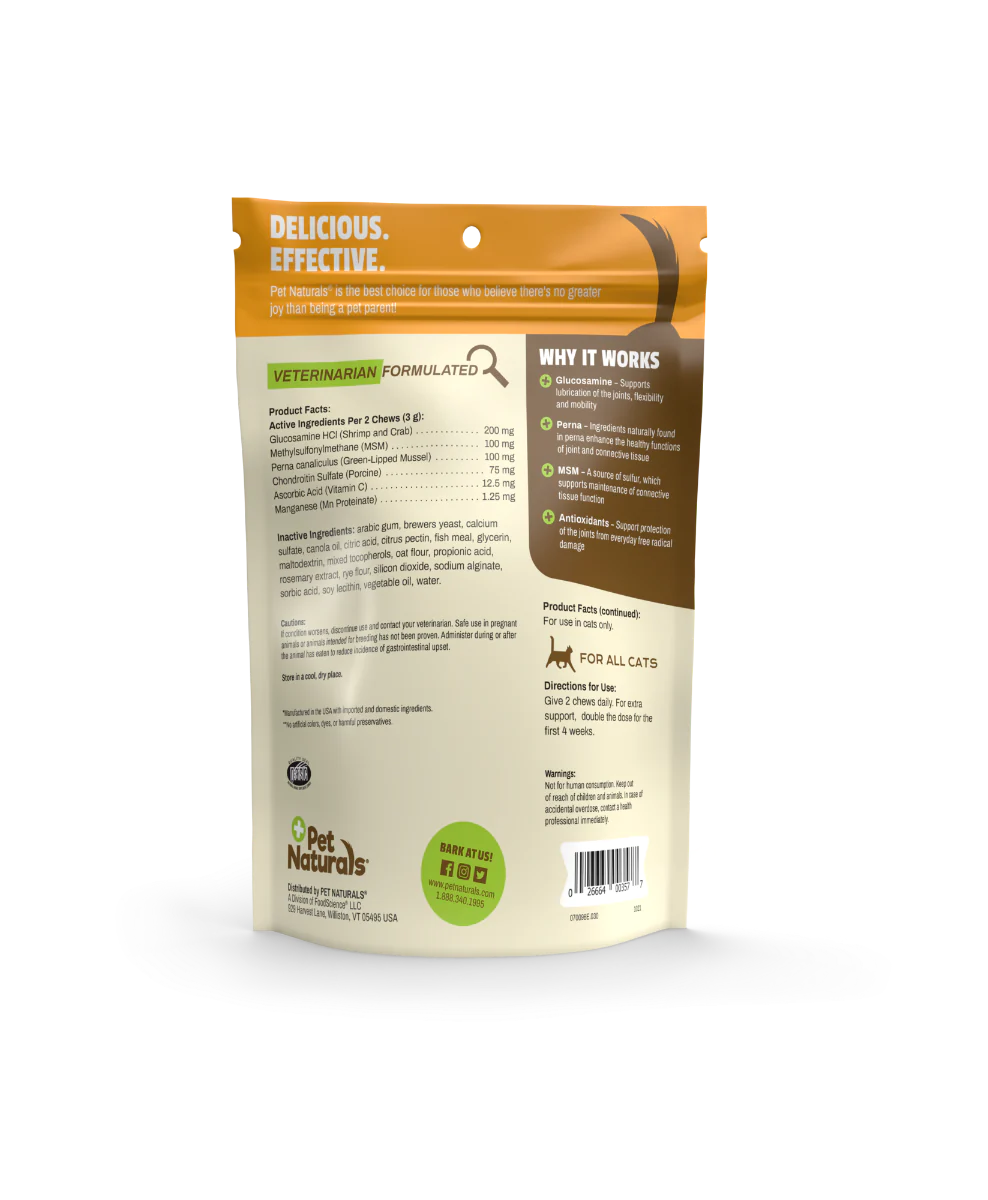 Pet Naturals - Hip+Joint Chew for Cats (30 chews)