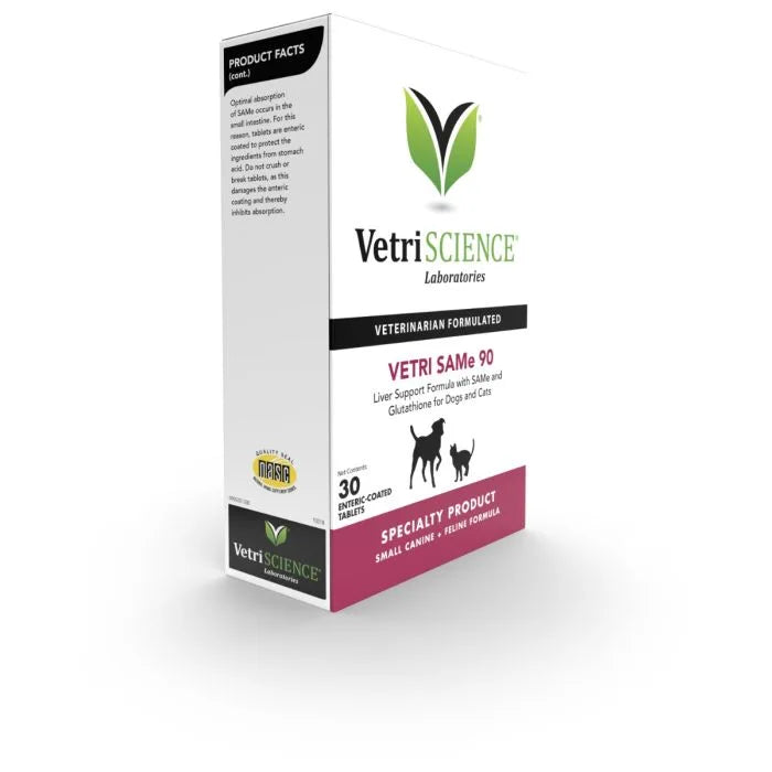 Vetriscience - Vetri SAMe 90 - Liver support with SAMe and Glutathione for Dogs