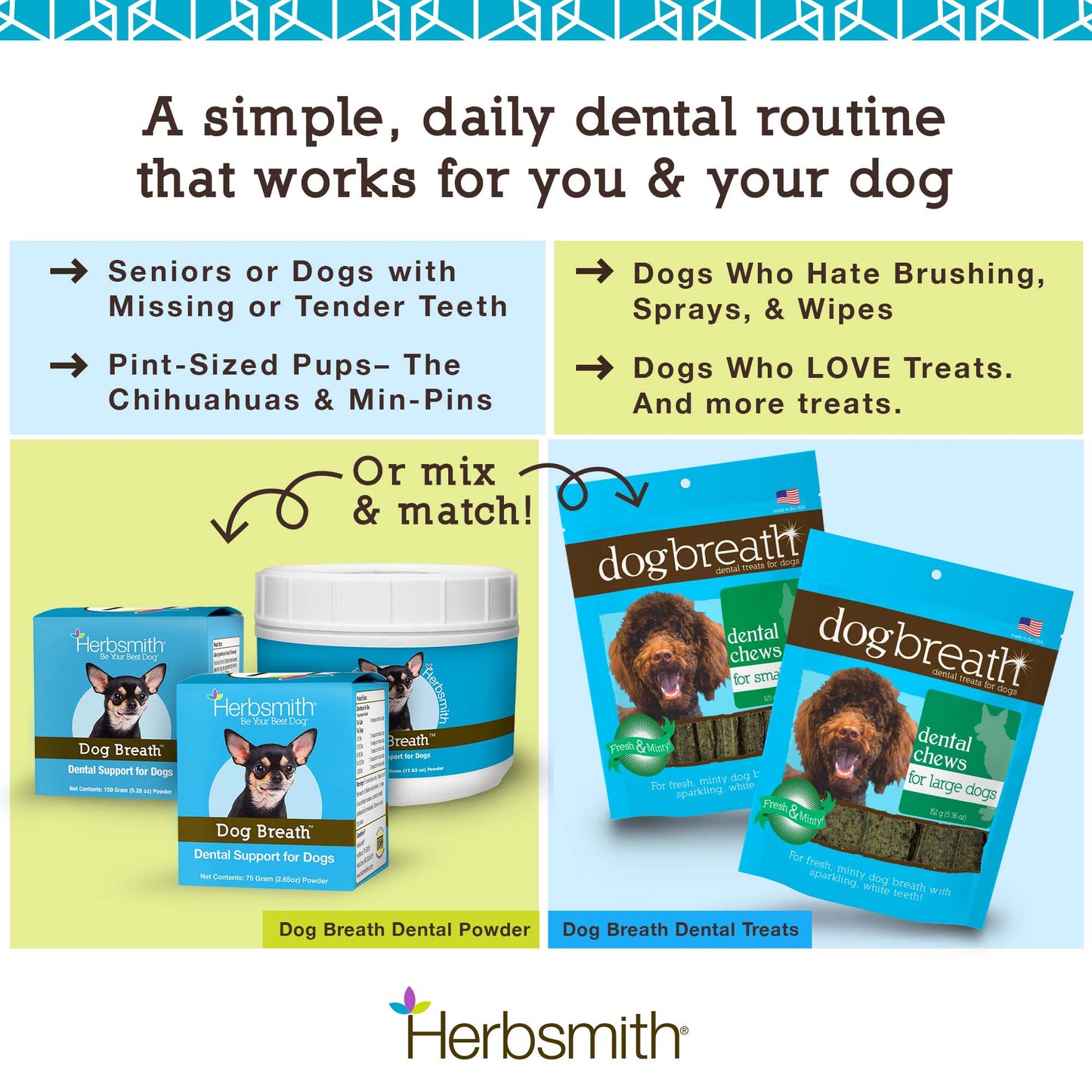 Herbsmith Dog Breath - Dental Powder