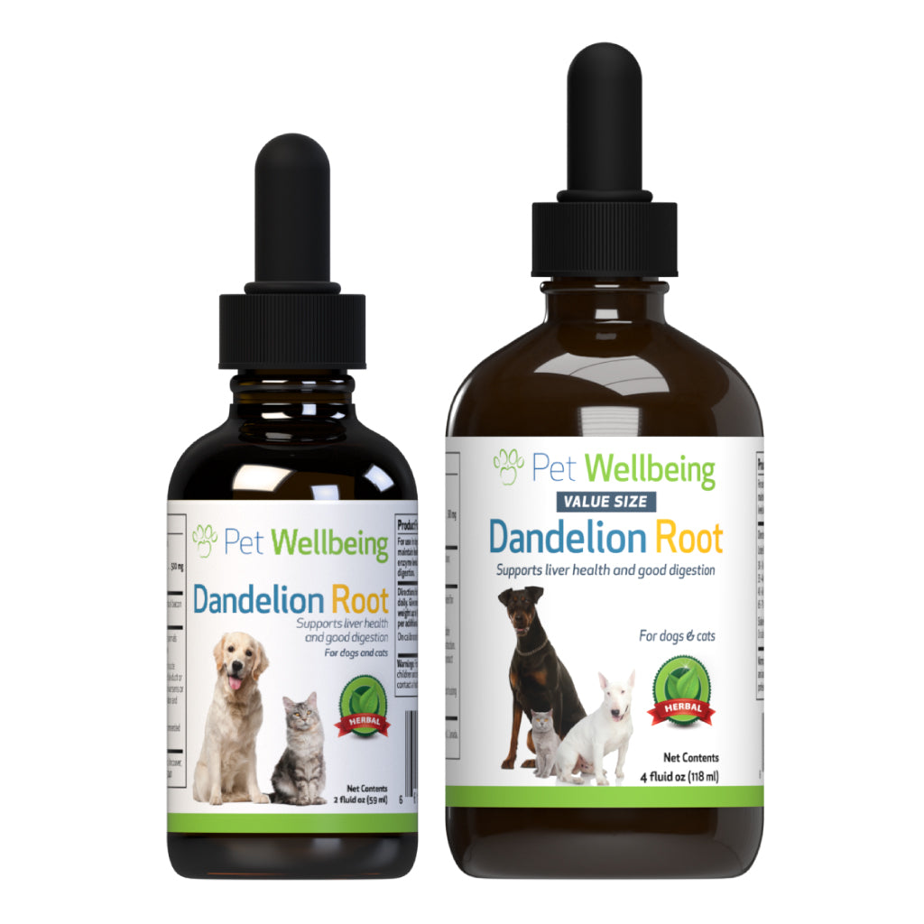 Pet Wellbeing - Dandelion Root - Digestive & Liver Support for Dogs