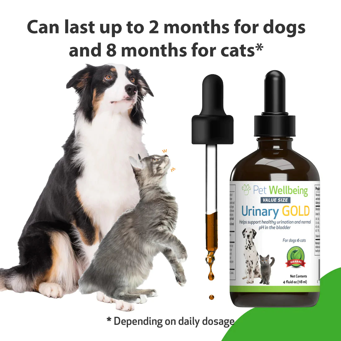 Pet Wellbeing - Urinary Gold - for Canine & Feline Urinary Tract Health