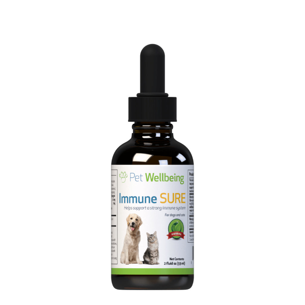 Pet Wellbeing - Immune SURE - for Feline & Canine Immune System Support (2fl oz / 59ml)