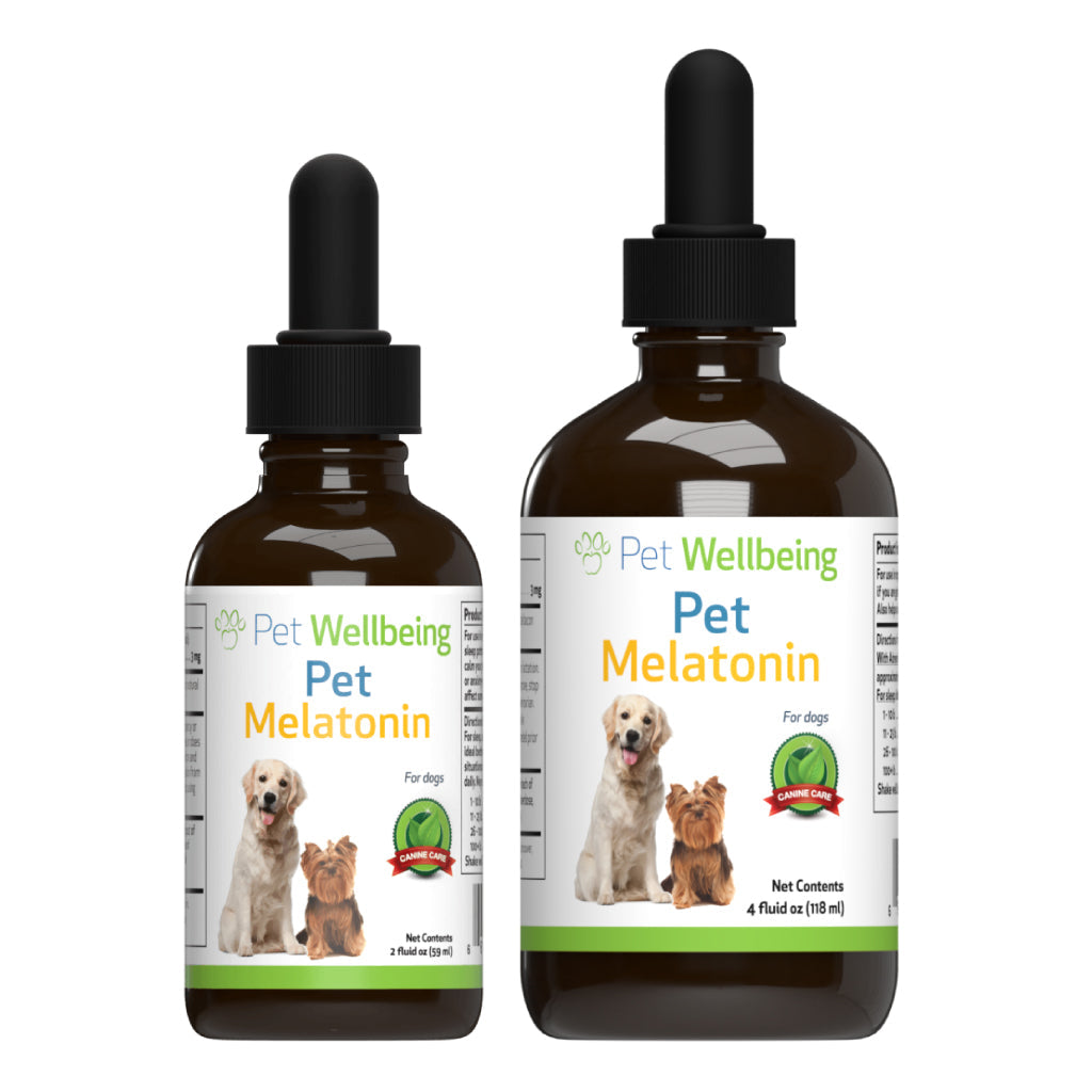 Pet Wellbeing - Pet Melatonin for Cats & Dogs - Support for dog Cushing's disease or anxiety